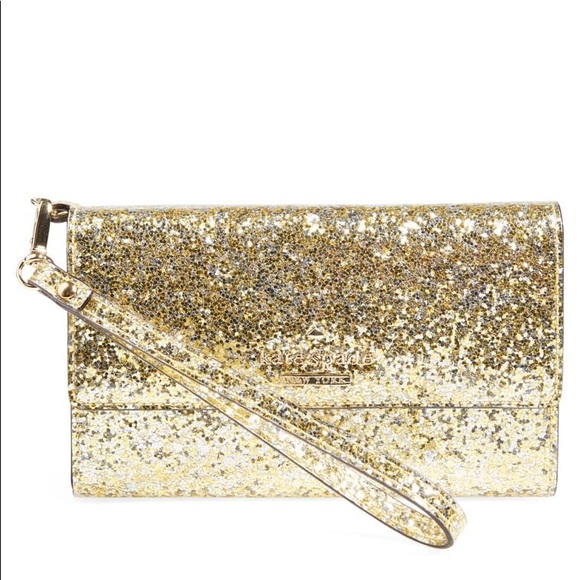 kate spade Handbags - Kate Spade Glitter-bug Wristlet